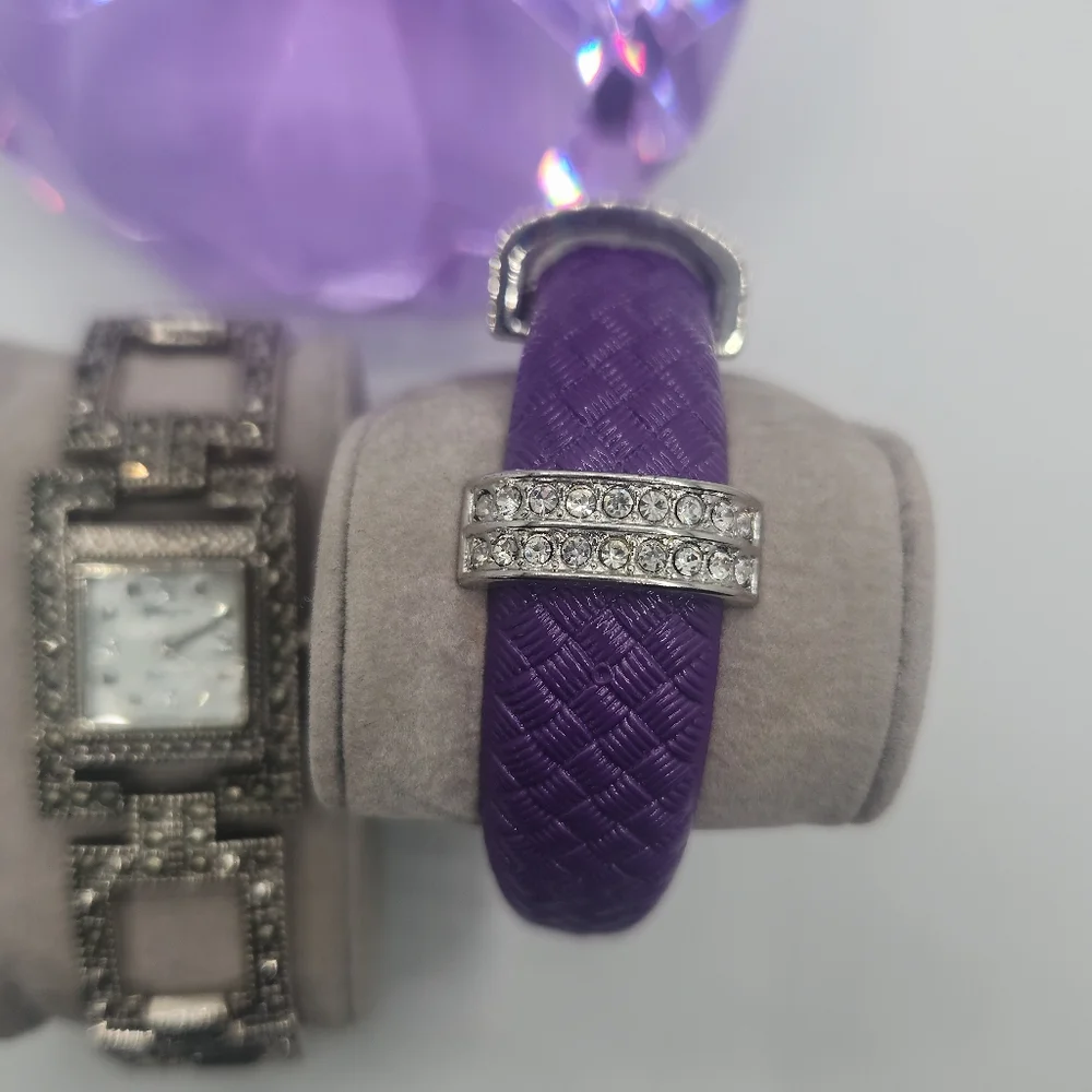 Art deco Geneva platinum watches - Picture 4 of 8